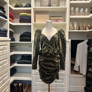 LPA Ailisa Gold and Black Polka Dot size Small